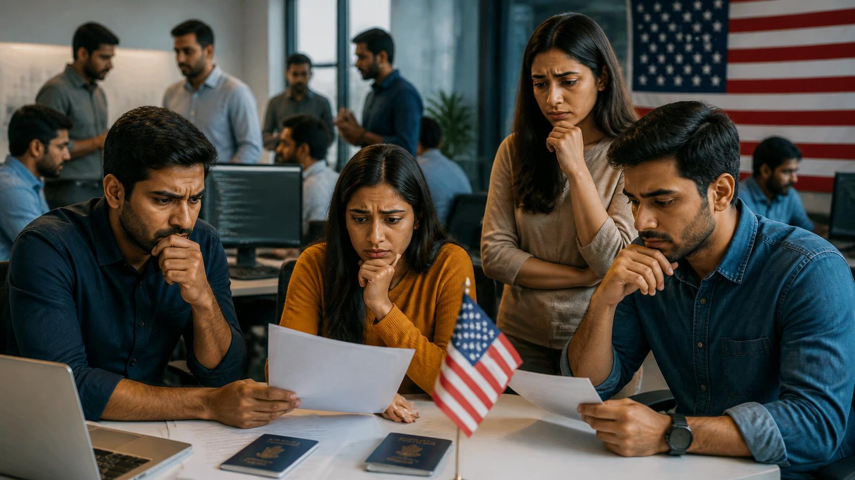 Indian tech workers express concern over H-1B visa policy changes.