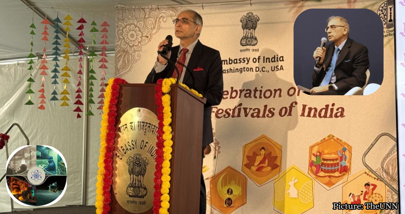 Indian Ambassador Taranjit Singh Sandhu speaks at the Embassy of India, Washington D.C.
