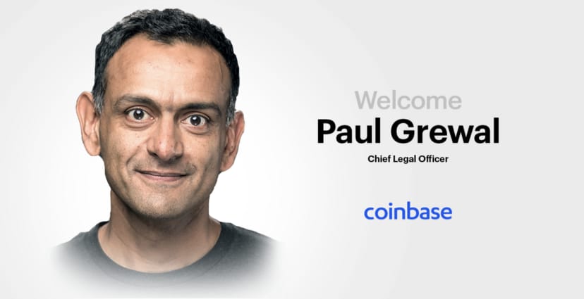 Paul Grewal, Coinbase Chief Legal Officer