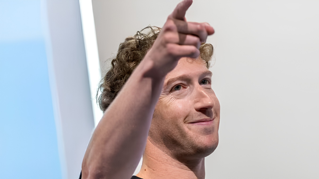 Mark Zuckerberg points forward, announcing Meta's AI model, Muse Spark 1.1.