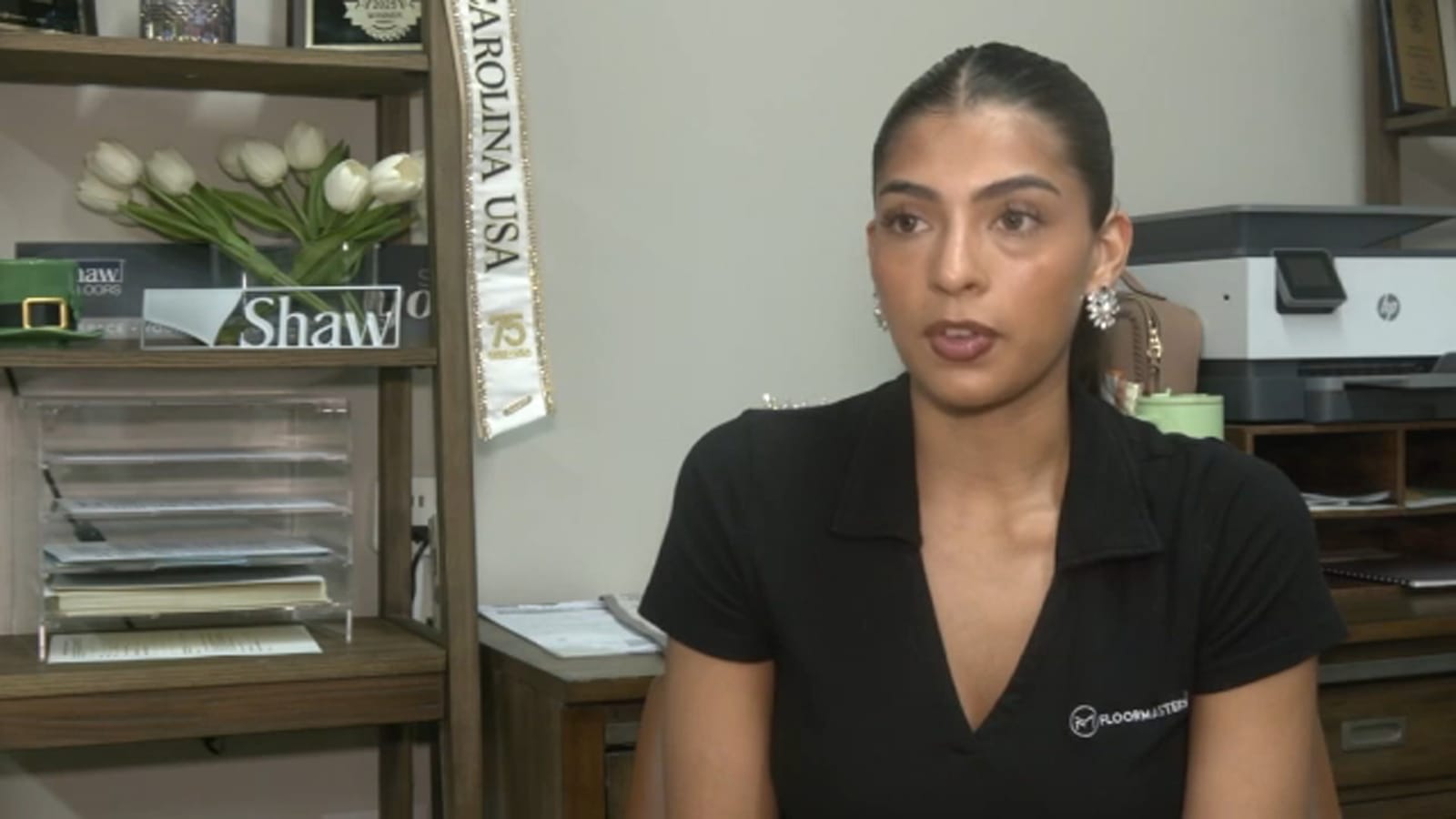 Beauty queen speaks amidst news of racism allegations.